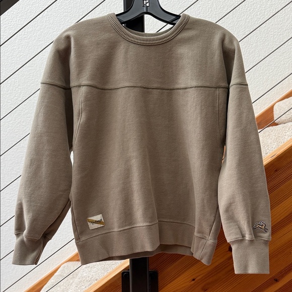 Tracksmith Trackhouse Sweatshirt Driftwood Sz S NWOT - Picture 1 of 6